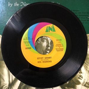 Neil Diamond Gitchy Goomy/Song Sung Blue Vinyl 45 Record '72